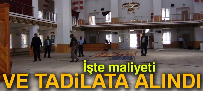 Erciş Kara Yusuf Paşa Cami tadilata alındı