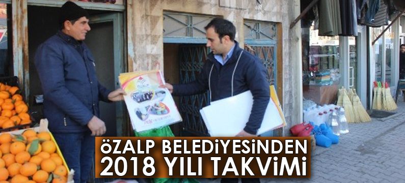Özalp Belediyesinden 2018 yılı takvimi