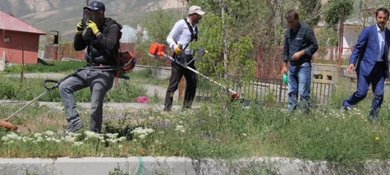 Başkale Belediyesine 3 adet motorlu ot biçme tırpanı