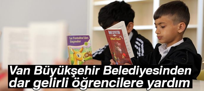 Van Büyükşehir Belediyesinden dar gelirli öğrencilere yardım