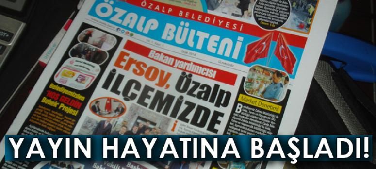 Özalp belediyesi haber bültenini yayın hayatına başladı