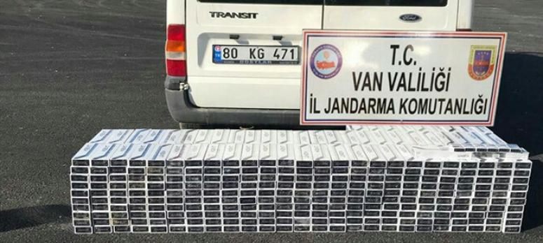 Jandarma 3 ayrı operasyonda 21 bin paket kaçak sigara ele geçirdi