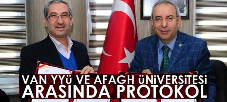 Van YYÜ ve Afagh Üniversitesi arasında protokol