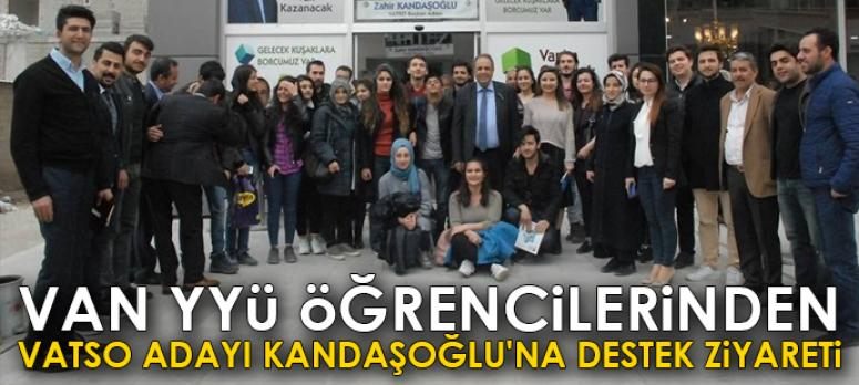 Van YYÜ öğrencilerinden VATSO adayı Kandaşoğlu