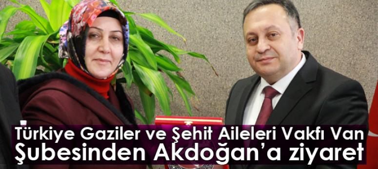 Türkiye Gaziler ve Şehit Aileleri Vakfı Van Şubesinden Akdoğan